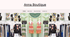 Desktop Screenshot of annaboutique.com