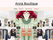 Tablet Screenshot of annaboutique.com
